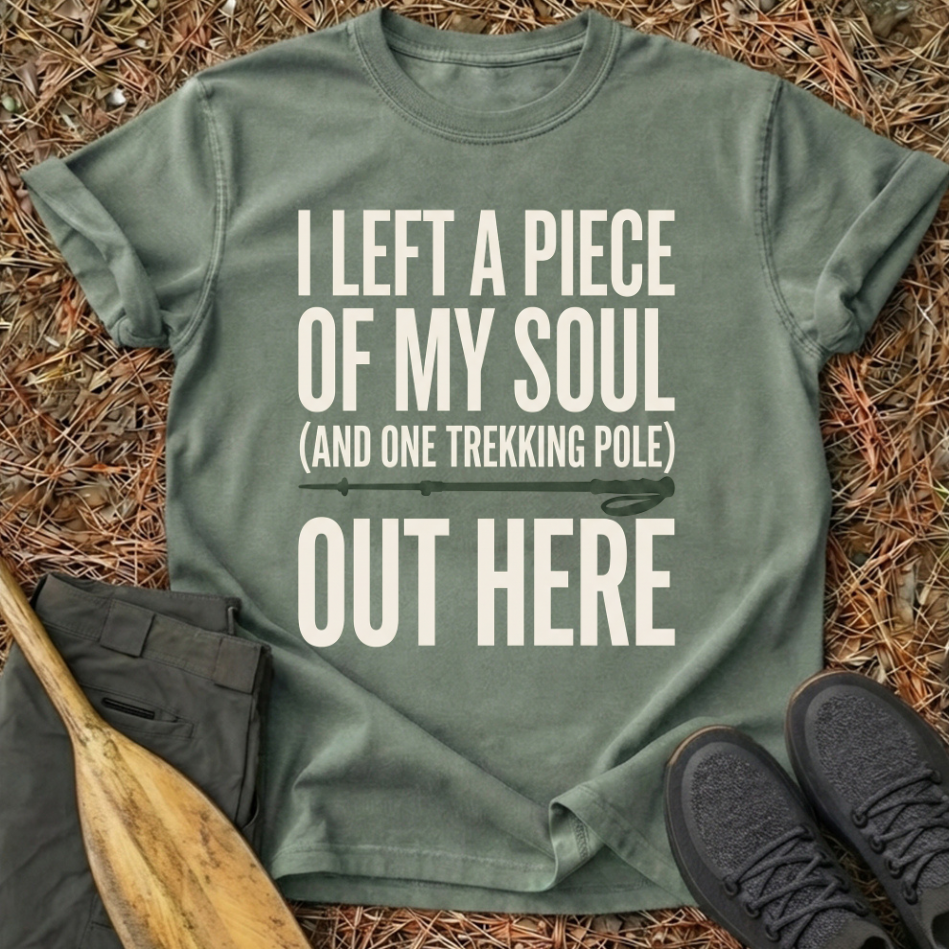 One Trekking Pole T-Shirt