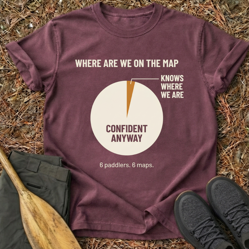 Where Are We Pie Chart T-Shirt