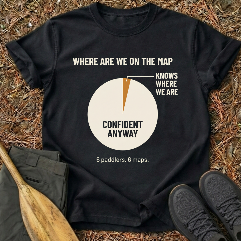 Where Are We Pie Chart T-Shirt