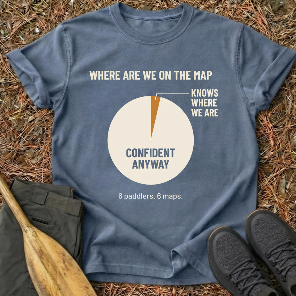 Where Are We Pie Chart T-Shirt