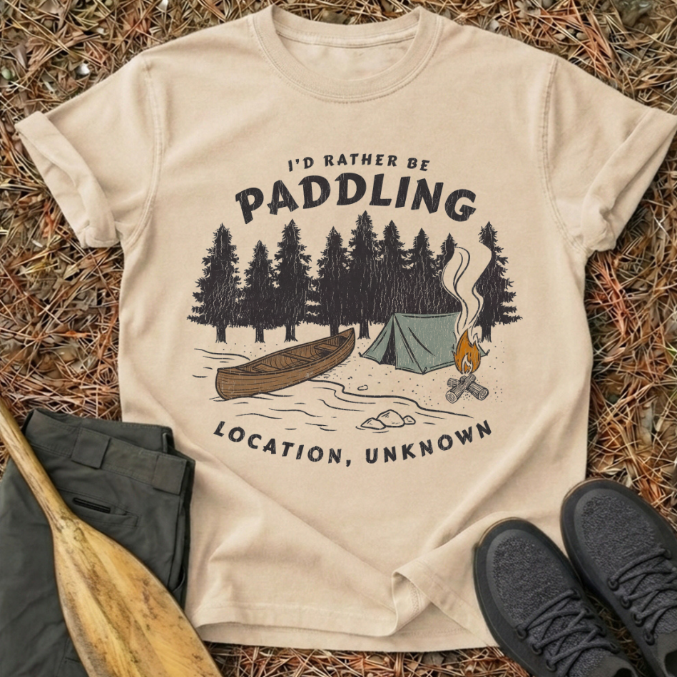 I'd Rather Be Paddling T-Shirt