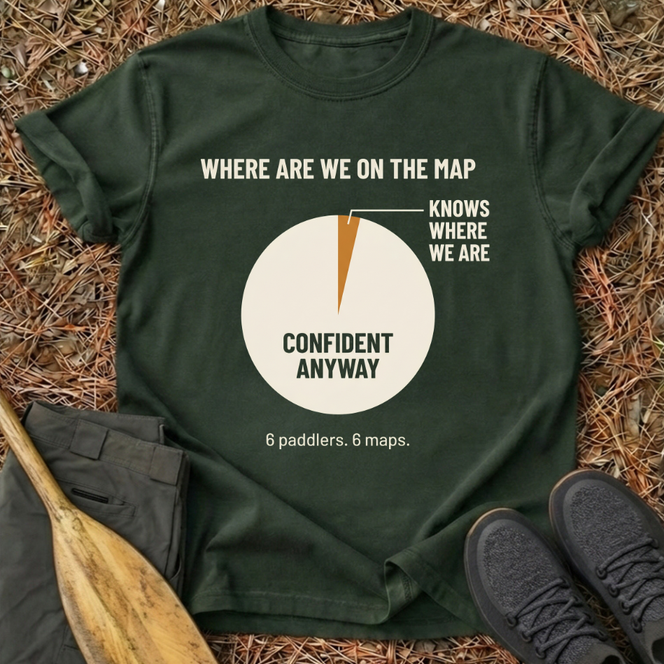 Where Are We Pie Chart T-Shirt