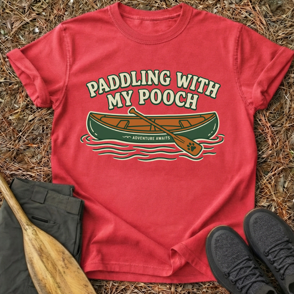 Paddling With My Pooch T-Shirt
