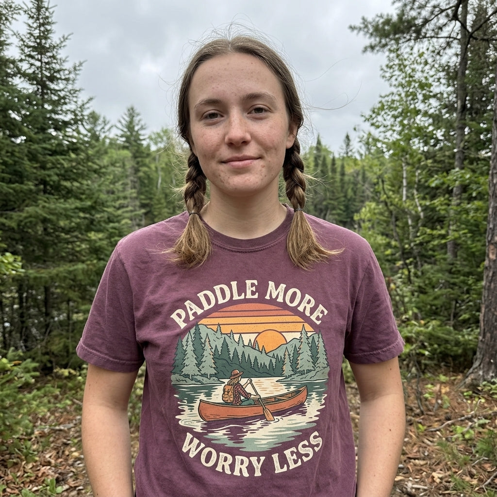 Paddle More Worry Less T-Shirt